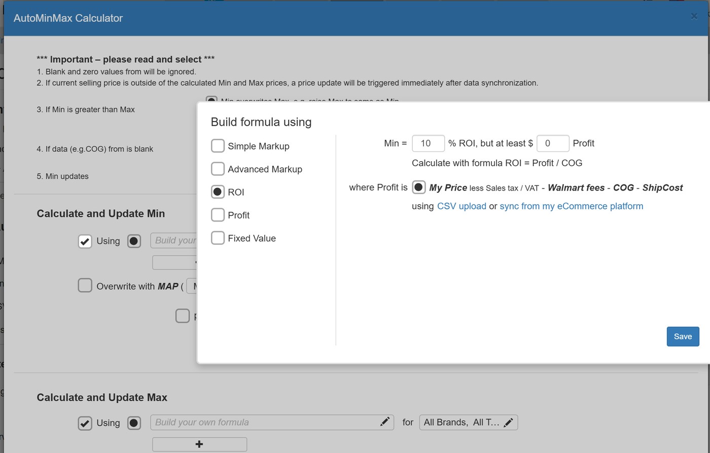 AutoMinMax Calculator
